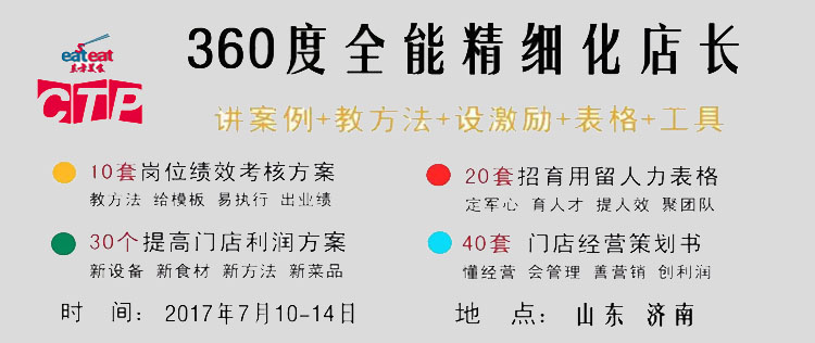 360度全能店长培训