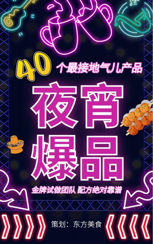 40个夜宵爆款产品封面