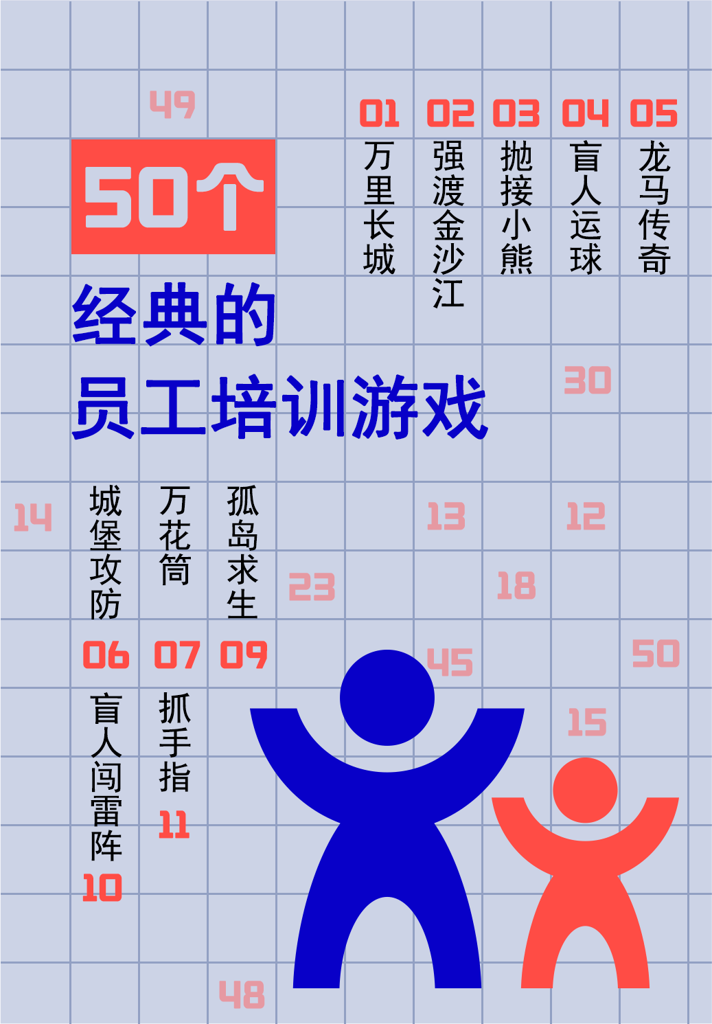 50个经典的员工培训游戏封面