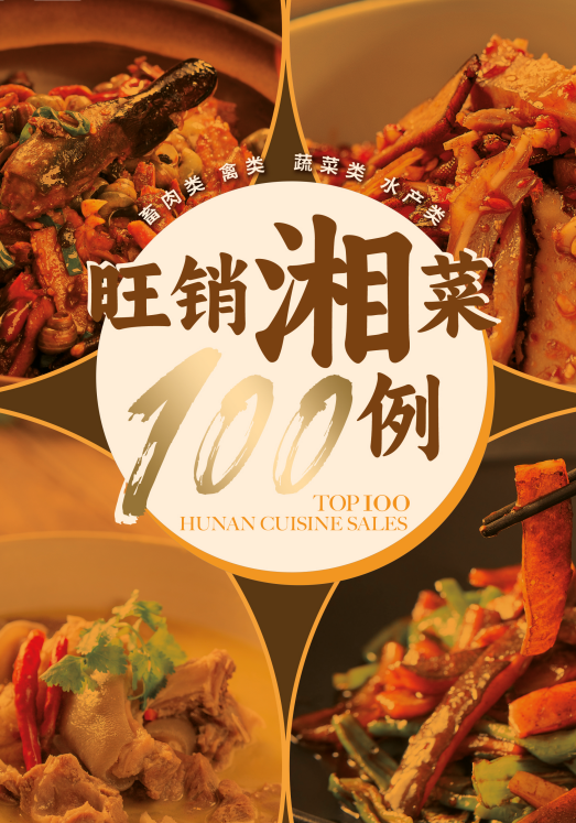 《旺销湘菜》100例封面